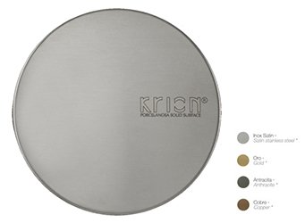 Porcelanosa Kitchen Drain Trim Cover: Accesorios de Superficie Sólida  